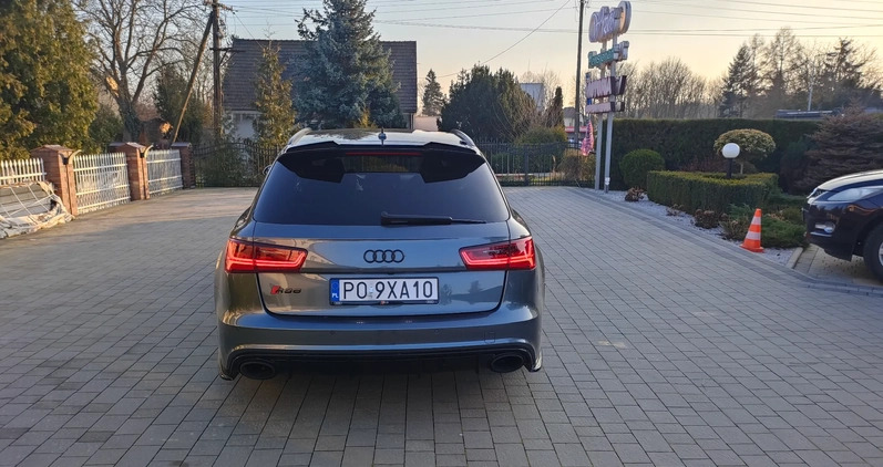 Audi RS6 cena 255000 przebieg: 163000, rok produkcji 2016 z Poznań małe 56